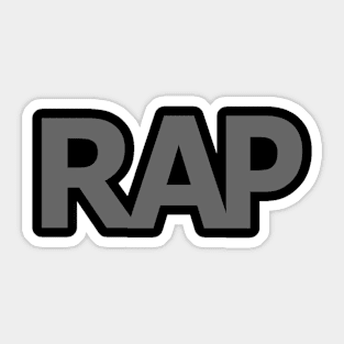 rap. Sticker